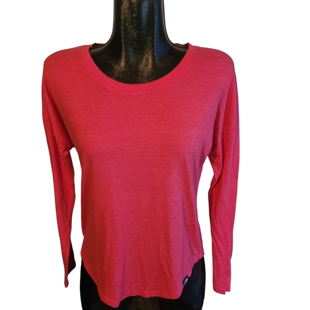 The North Face Pink Long Sleeve Top Size S